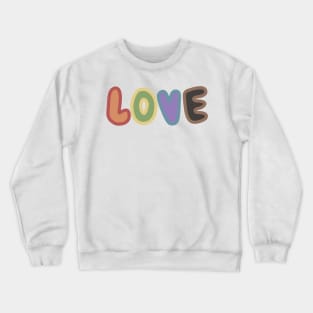 lgbt+ love Crewneck Sweatshirt